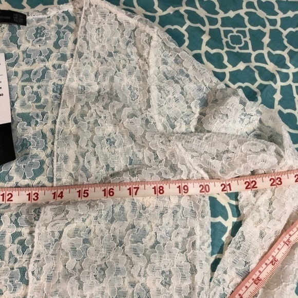 ZANZEA White Lace Cardigan Duster 10 - Picture 3 of 7